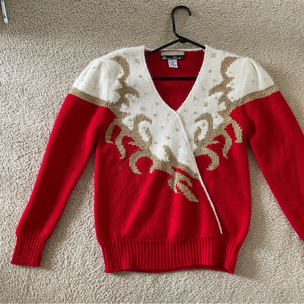 Dana Scott ugly sweater, Medium used